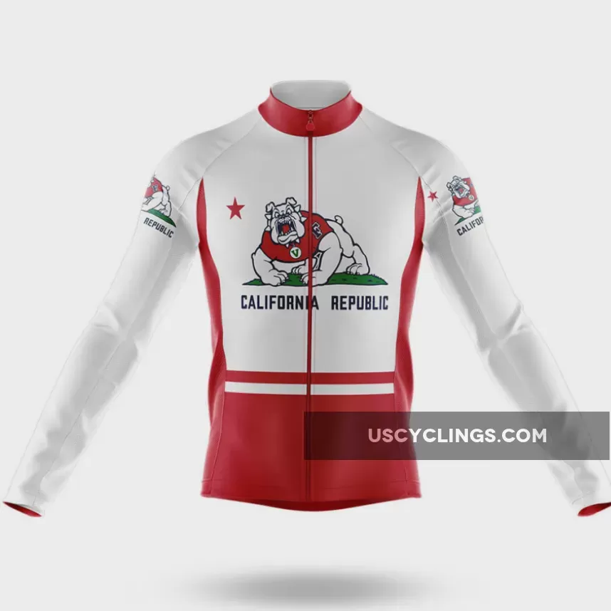Fresno State Long Sleeve Cycling Jersey Only For Sale