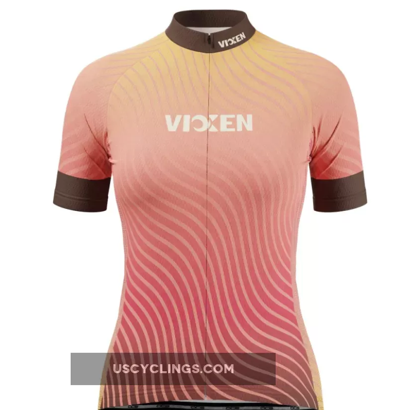 Vixen Women's Four Seasons Fall Short Sleeve Cycling Jersey