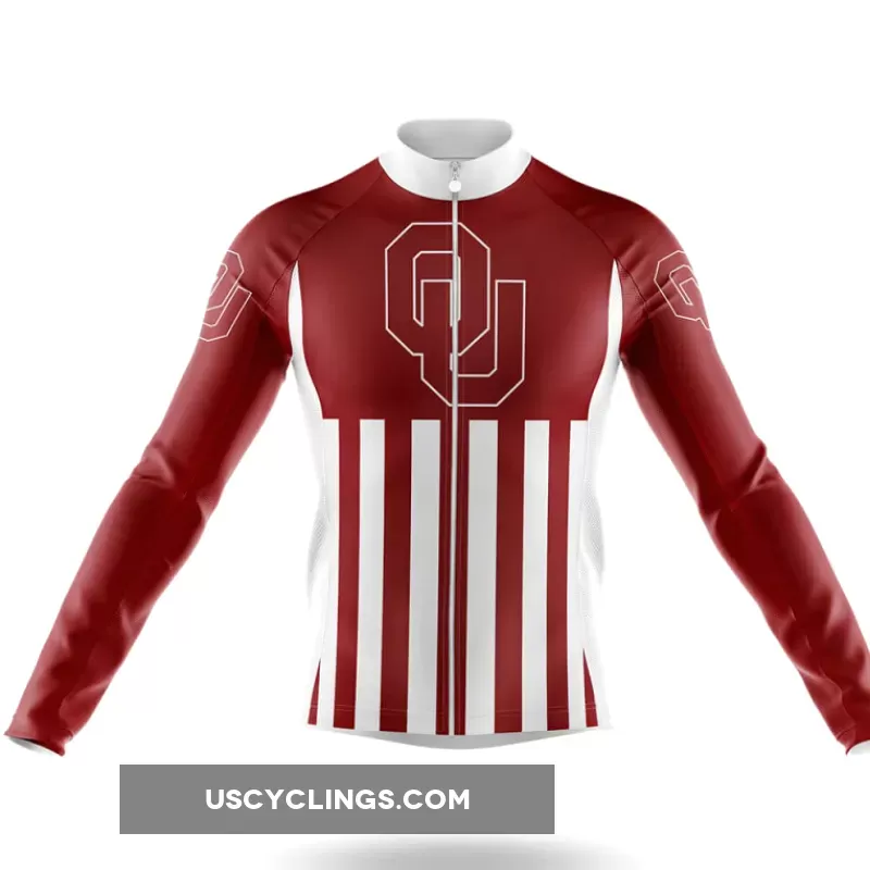 University of Oklahoma USA Long Sleeve Cycling Jersey