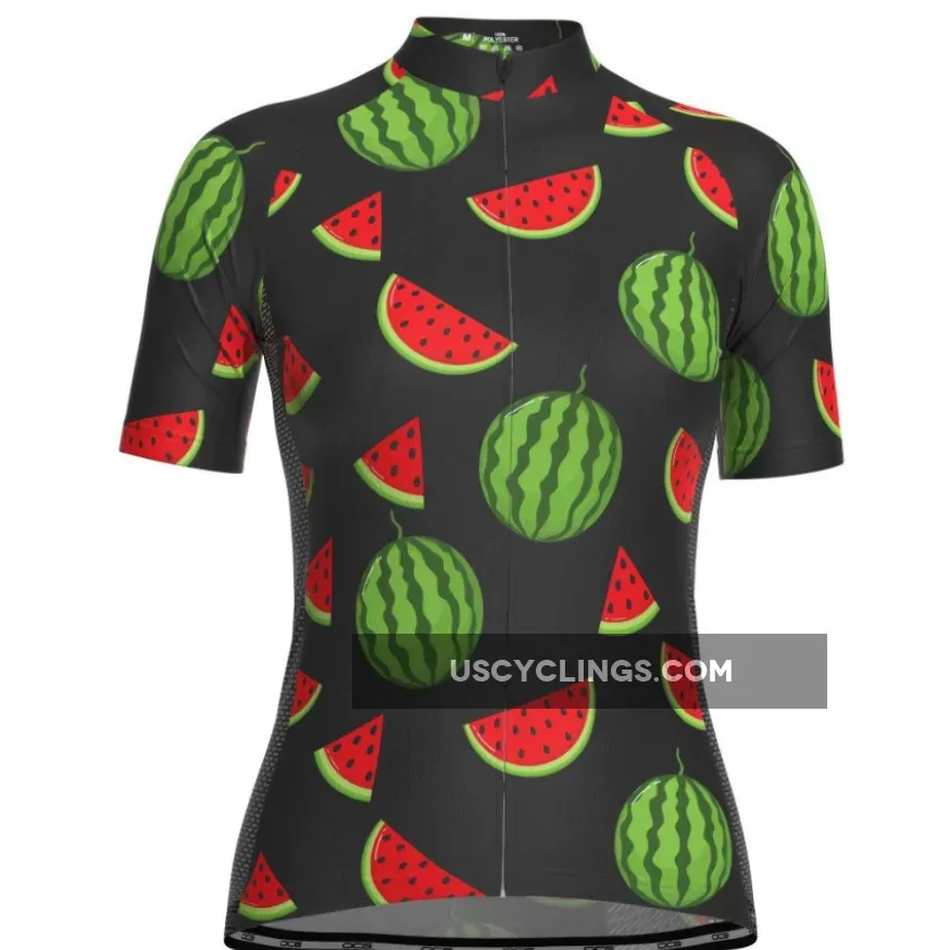 Online Women's Watermelon Short Sleeve Cycling Jersey