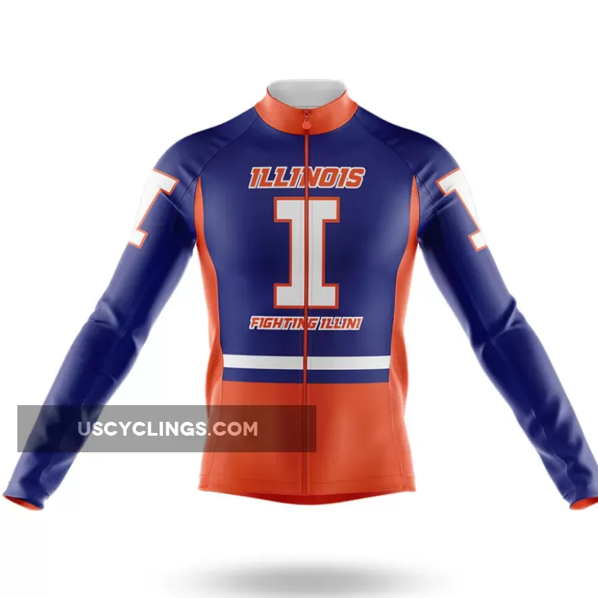 Where To Buy Fighting Illini Long Sleeve Cycling Jersey