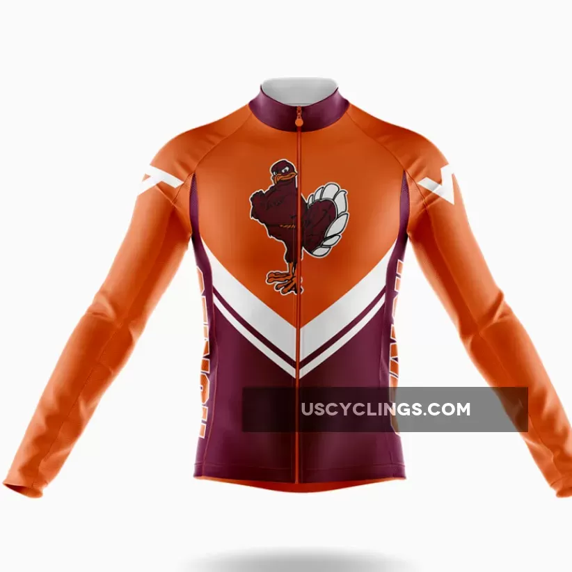 Virginia Tech Long Sleeve Cycling Jersey Ver.3 Restock