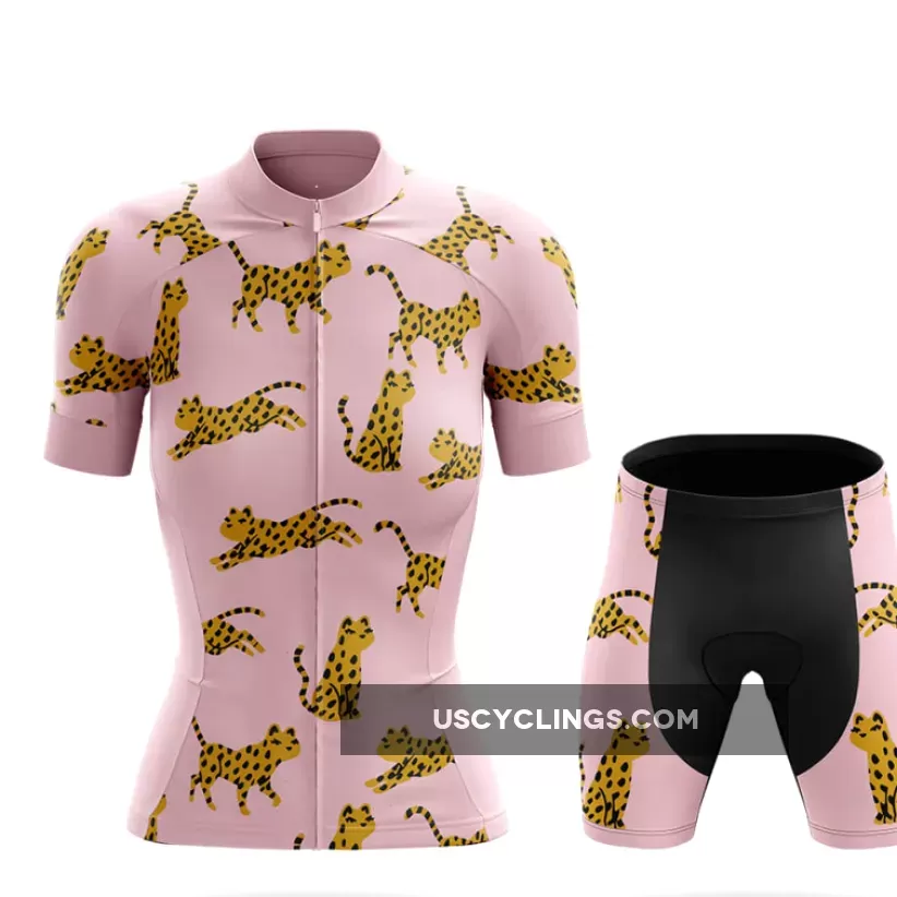 Pink Leopard - Women's Cycling Kit / Full Set New Releases
