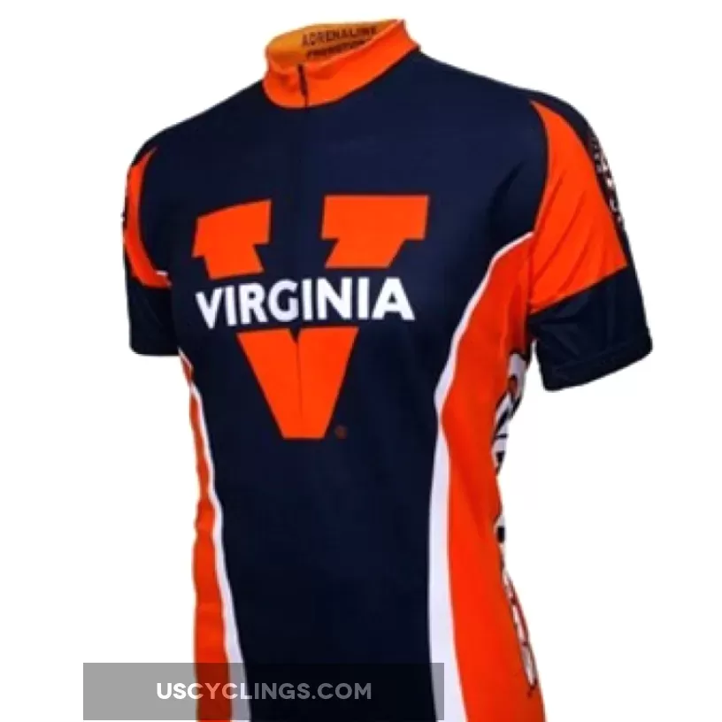 UVA University Of Virginia Cavaliers Cycling Short Sleeve Jersey New Releases