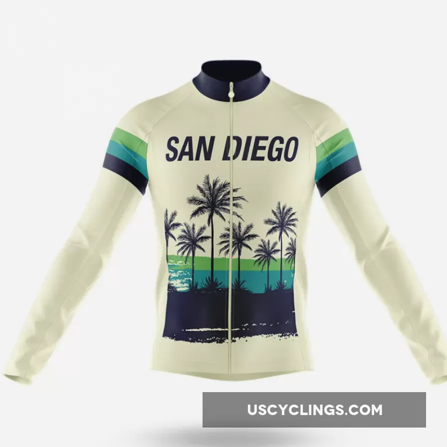 San Diego CA - Men's Cycling Kit / Long Sleeve Jersey
