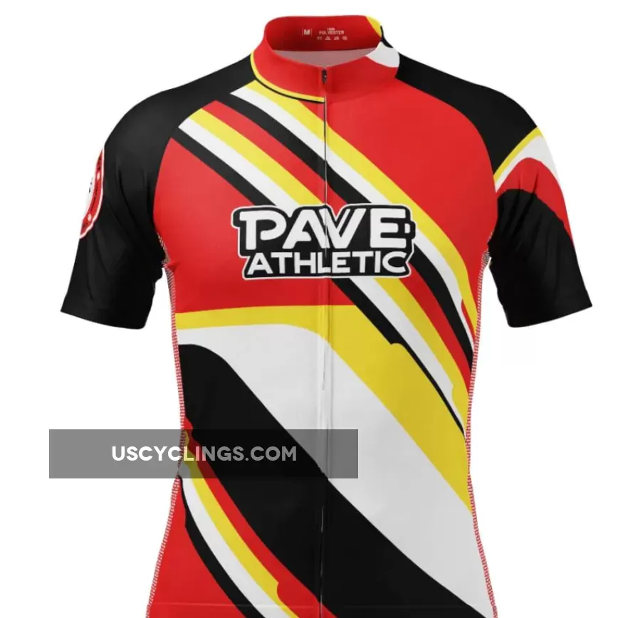 New Releases Men's PAVE Athletic Modern Raleigh Short Sleeve Cycling Jersey