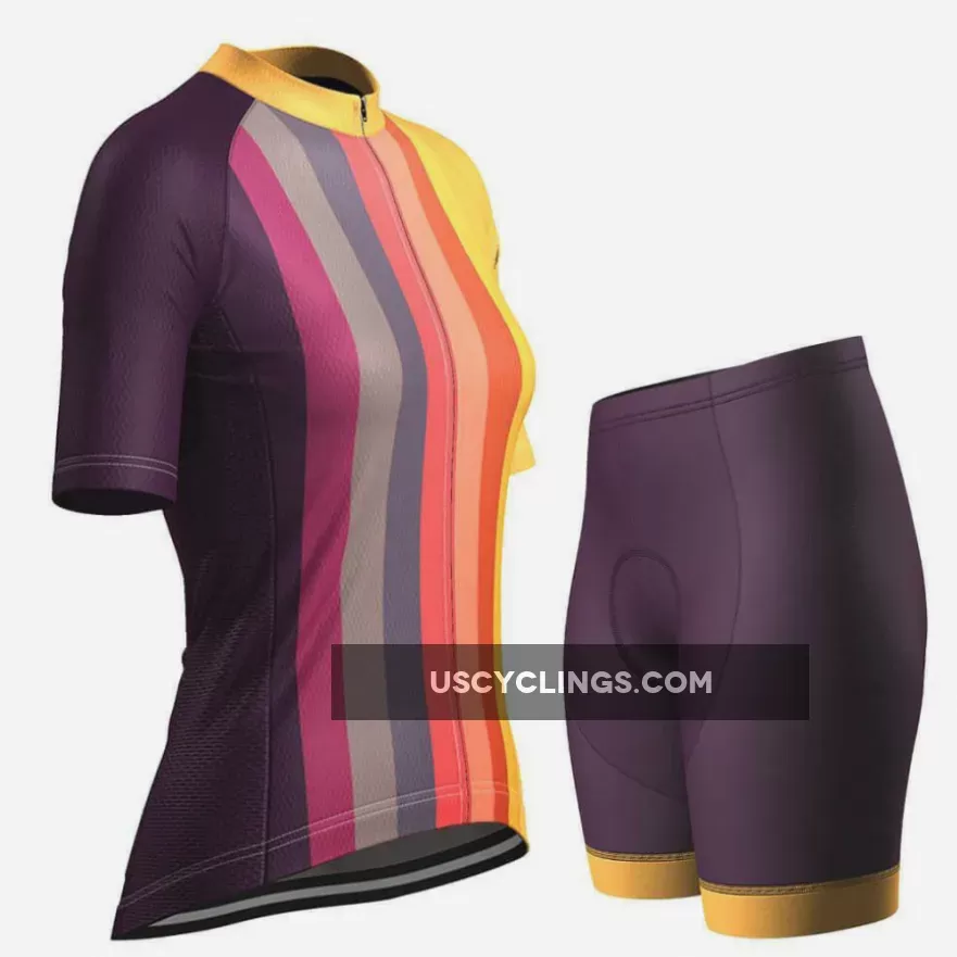 Women's Sunburnt Rainbow Pro-Band Cycling Kit New Releases