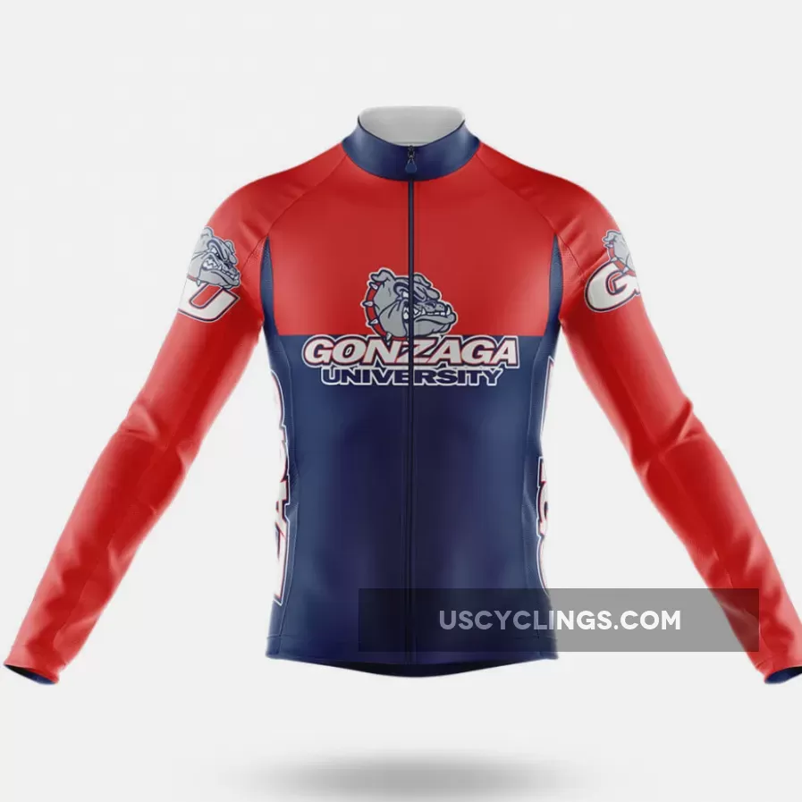 Gonzaga University Long Sleeve Cycling Jersey Ver.2