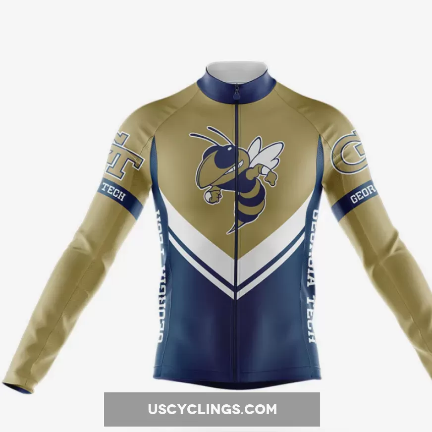 Georgia Tech Long Sleeve Cycling Jersey Ver.3 Restock