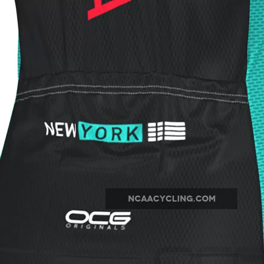 Women's New York USA Techno Short Sleeve Cycling Jersey