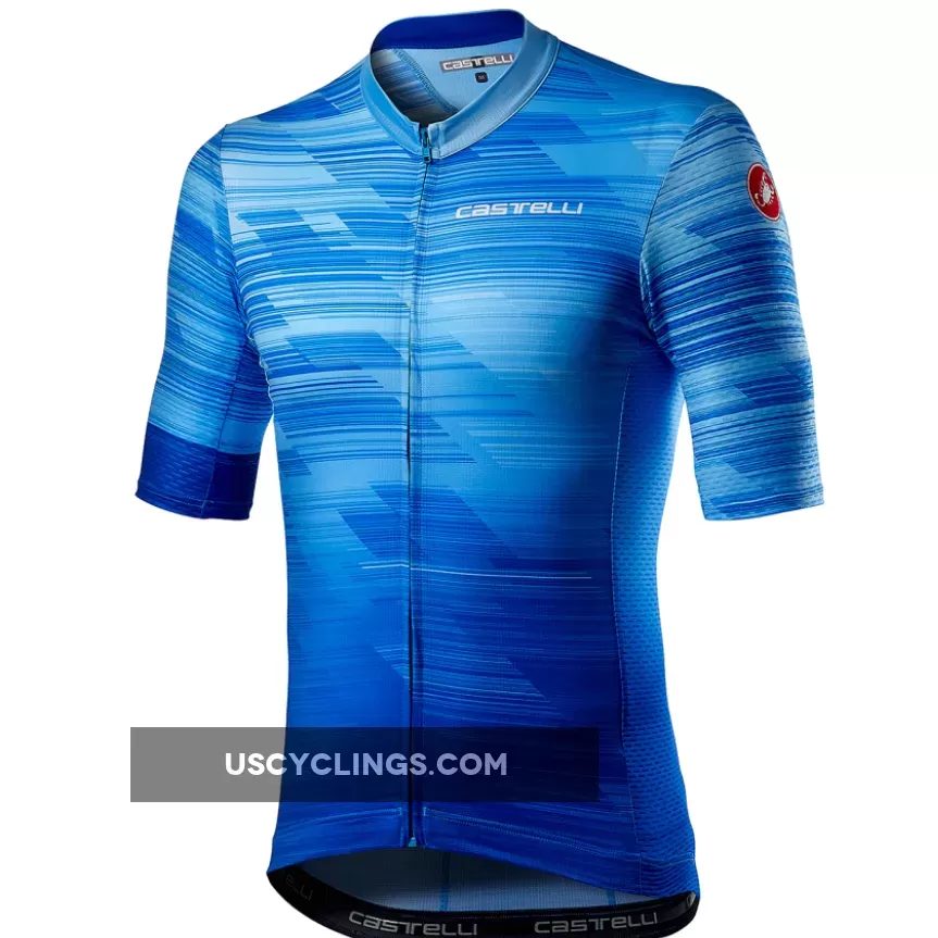 Castelli Rapido Jersey - Blue 4521016-058 New Releases