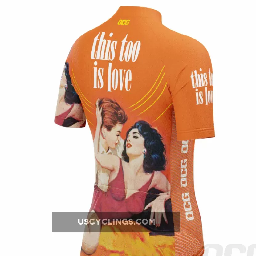 Women's This Too Is Love LGBT Short Sleeve Cycling Jersey New Releases