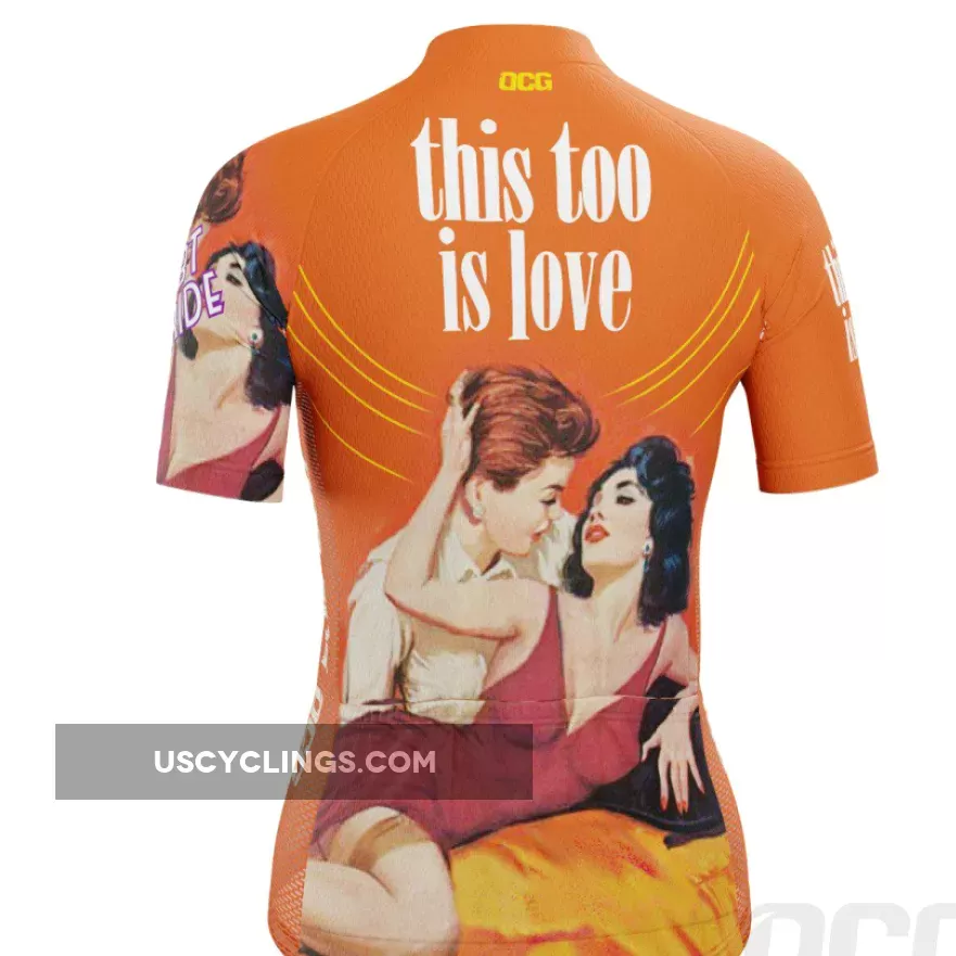 Women's This Too Is Love LGBT Short Sleeve Cycling Jersey New Releases