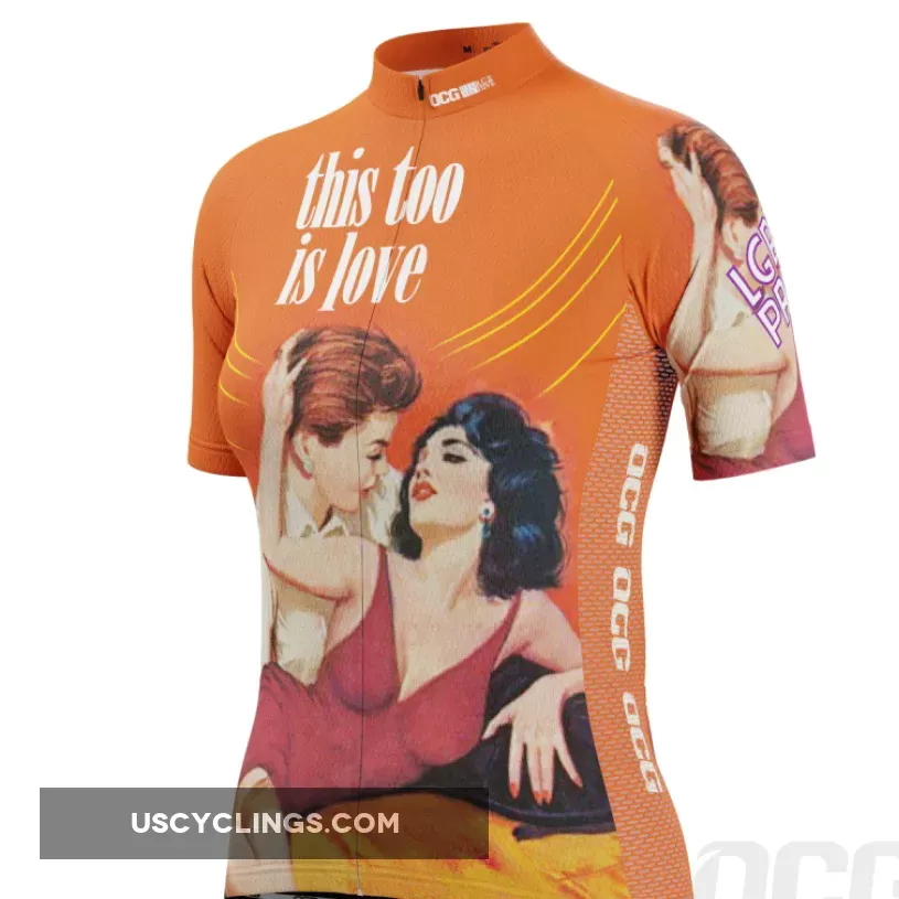 Women's This Too Is Love LGBT Short Sleeve Cycling Jersey New Releases