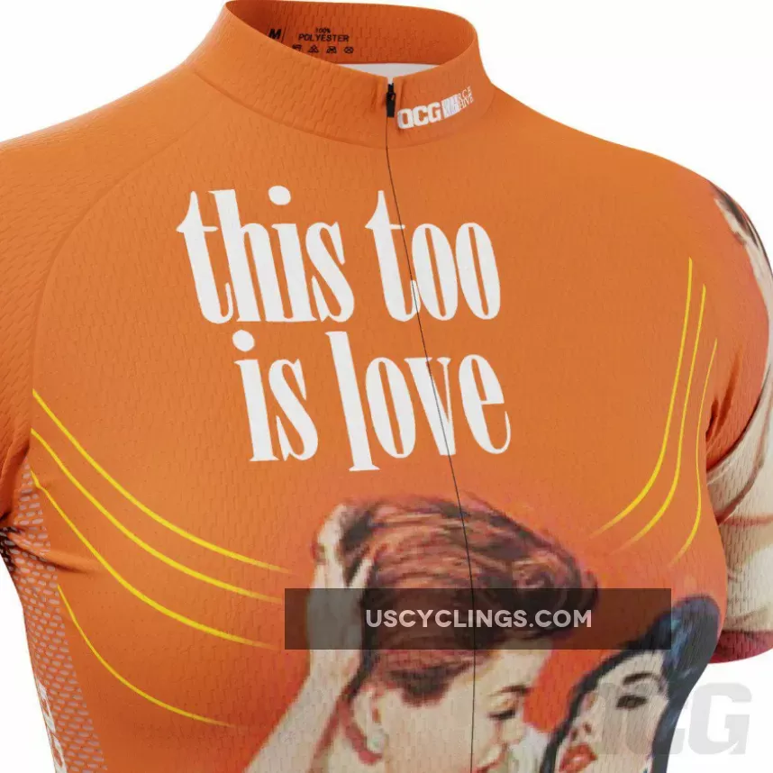Women's This Too Is Love LGBT Short Sleeve Cycling Jersey New Releases