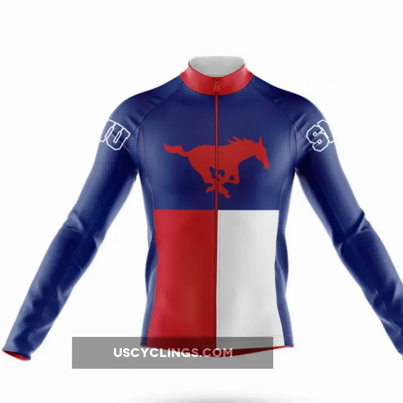Southern Methodist University TX Cycling Kit - Long Sleeve Jersey