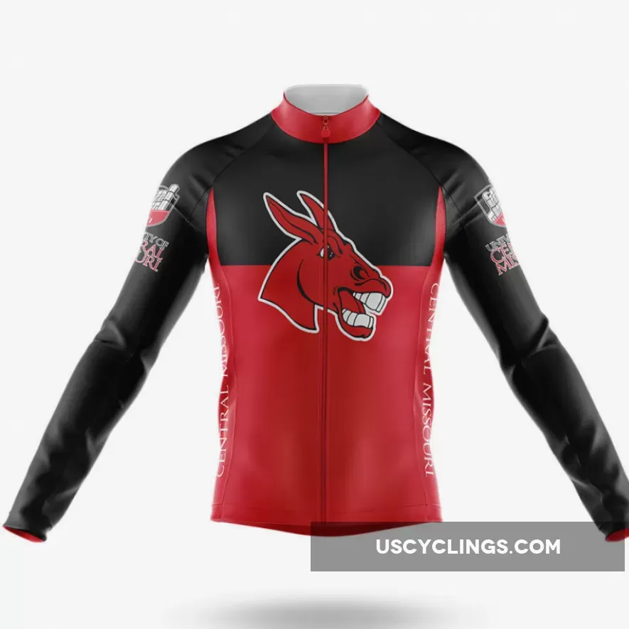 University of Central Missouri Long Sleeve Cycling Jersey Ver.2