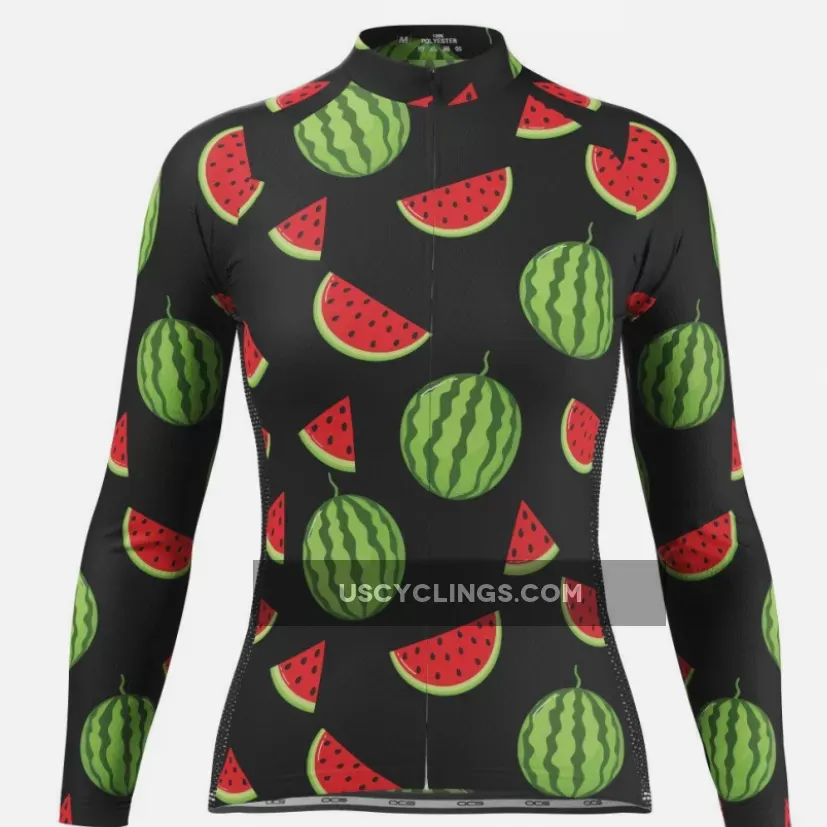 Women's Watermelon Long Sleeve Cycling Jersey New Releases