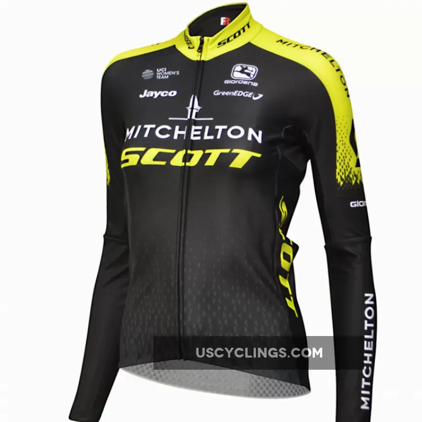 Mitchelton Scott G-Shield 2018 Woman Long Sleeves Jersey GIPY18-WLSJ-GSHI-SCOT For Sale