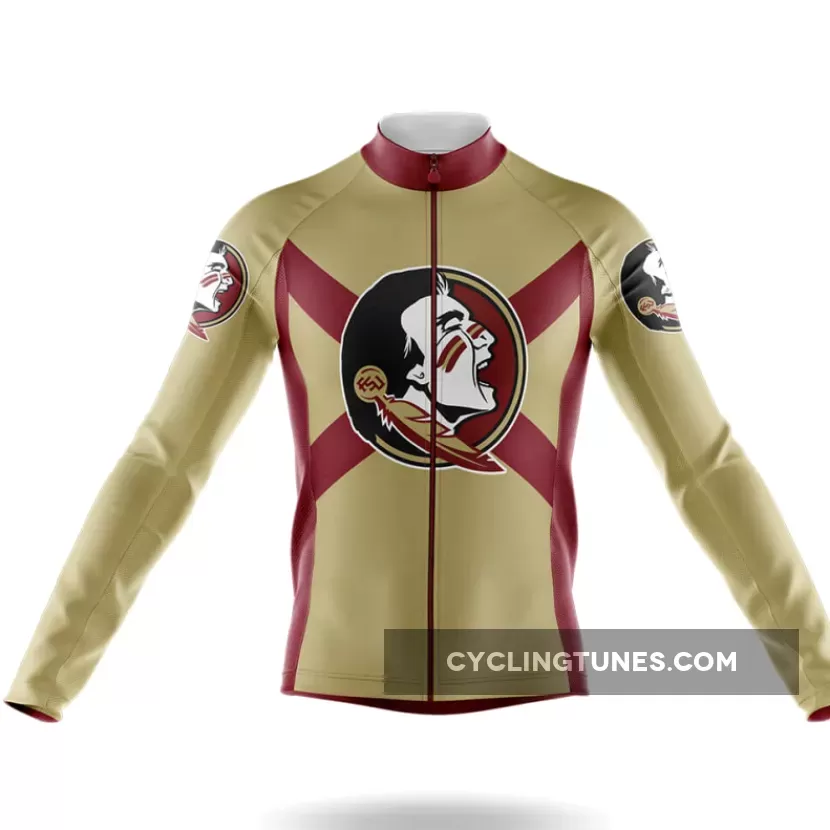 Florida State University FL Long Sleeve Cycling Jersey