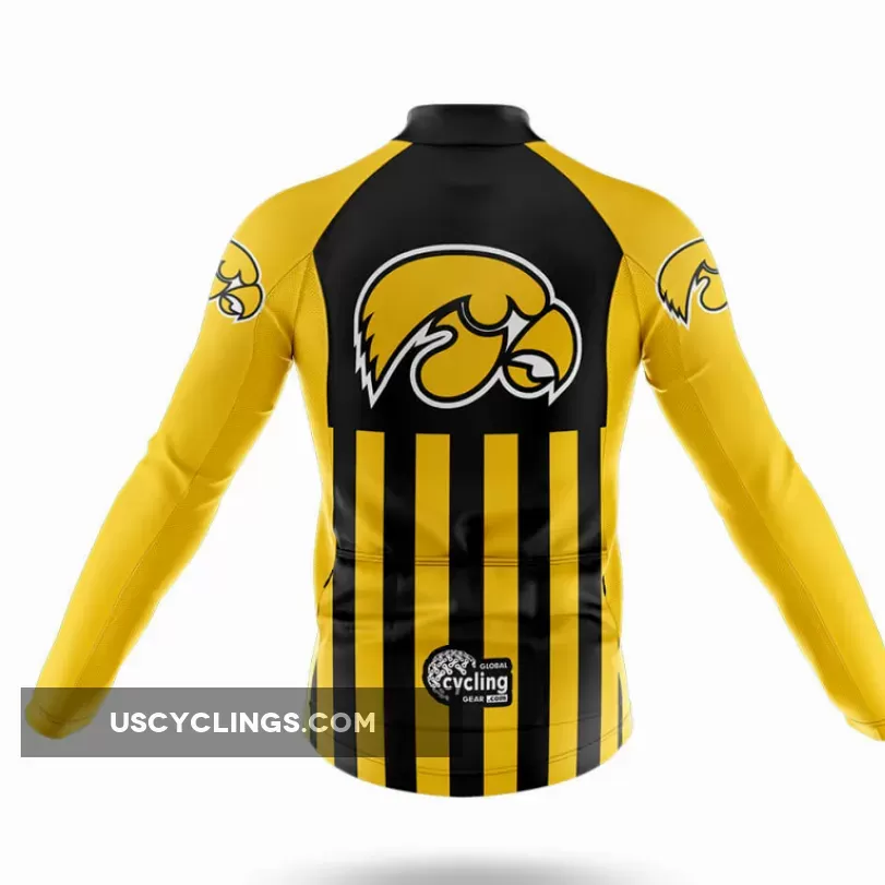 University of Iowa USA Long Sleeve Cycling Jersey Only