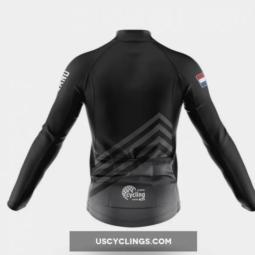 Nederland S5 Black - Men's Cycling Kit / Long Sleeve Jersey