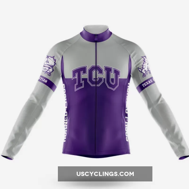 Texas Christian University Long Sleeve Cycling Jersey Ver.2