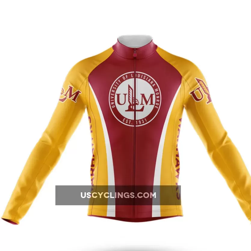 University of Louisiana Monroe Long Sleeve Cycling Jersey