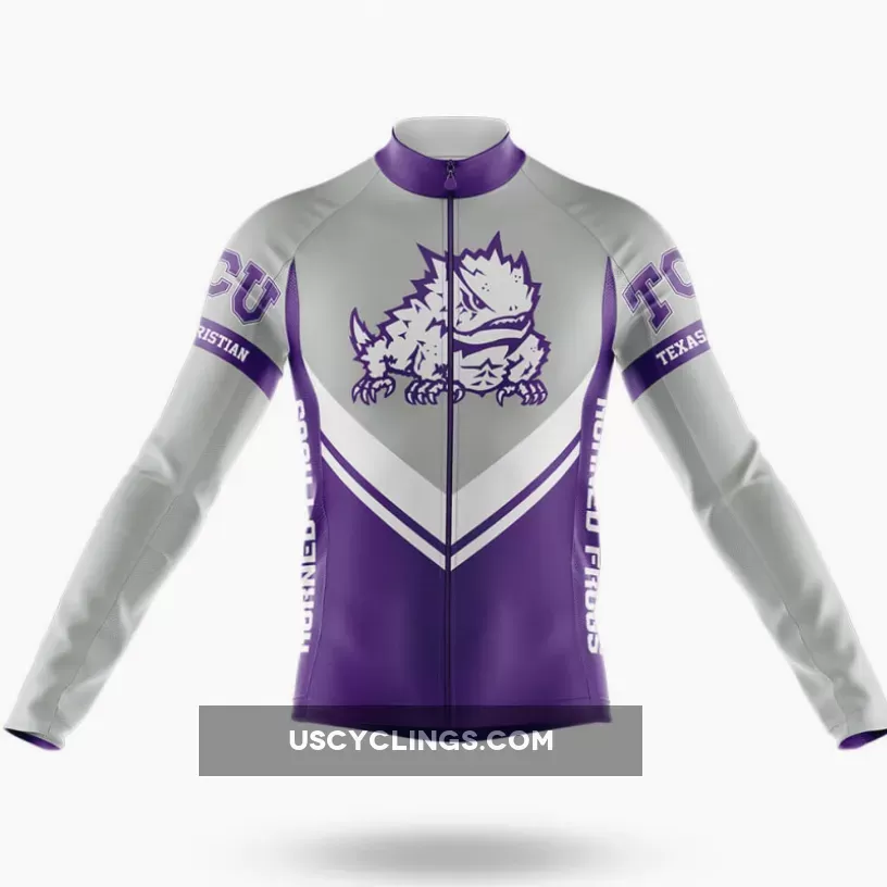 Texas Christian University V3 Long Sleeve Cycling Jersey Only