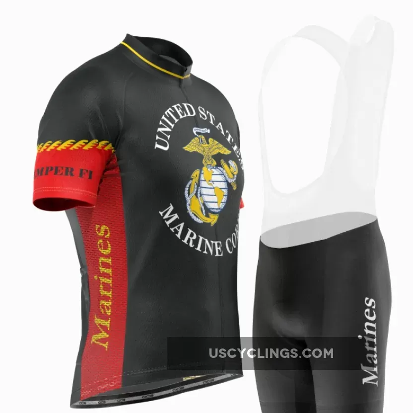 Online Men's Marine Corps USMC Short Sleeve Cycling Kit