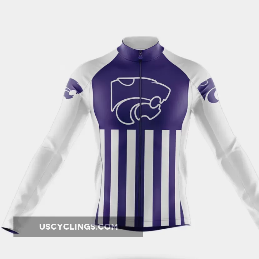 Kansas State University USA Long Sleeve Cycling Jersey Only