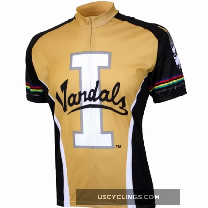 UI University Of Idaho Gold Vandals Cycling Short Sleeve Jersey New Releases