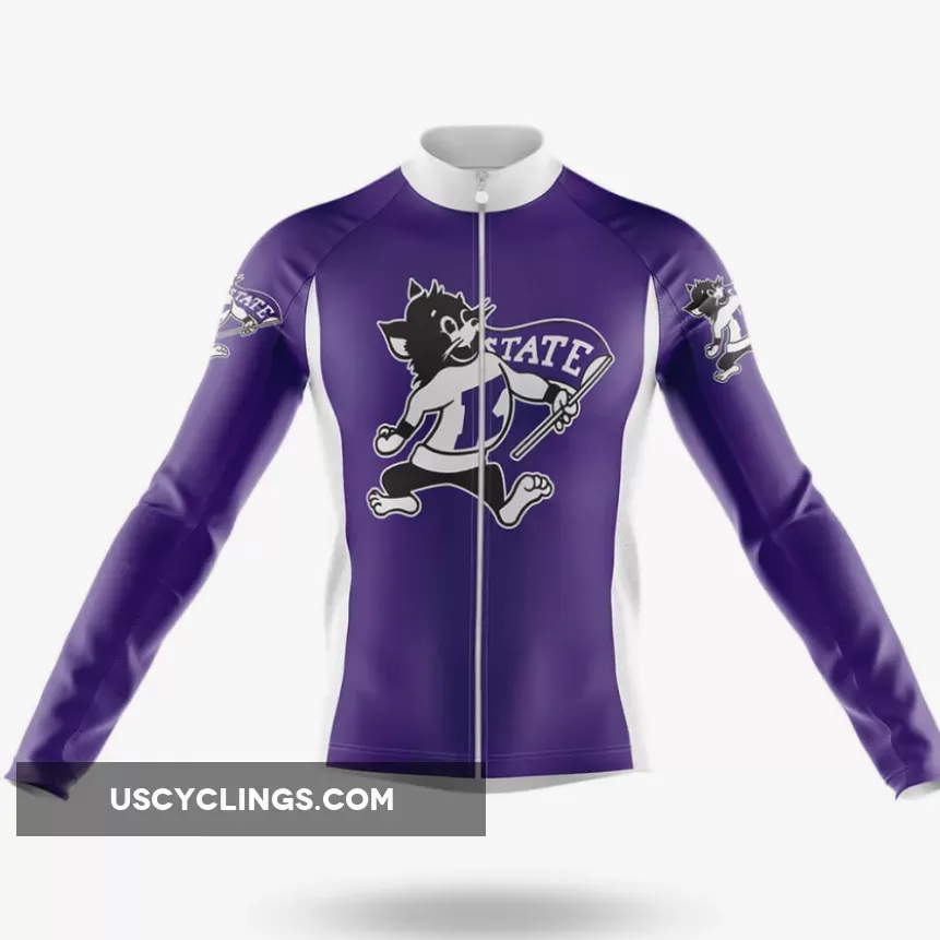 K State Wildcats Long Sleeve Cycling Jersey Only