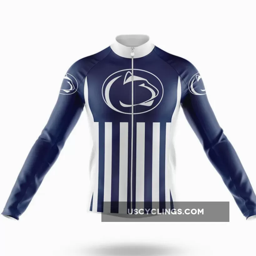 Pennsylvania State University USA Long Sleeve Cycling Jersey
