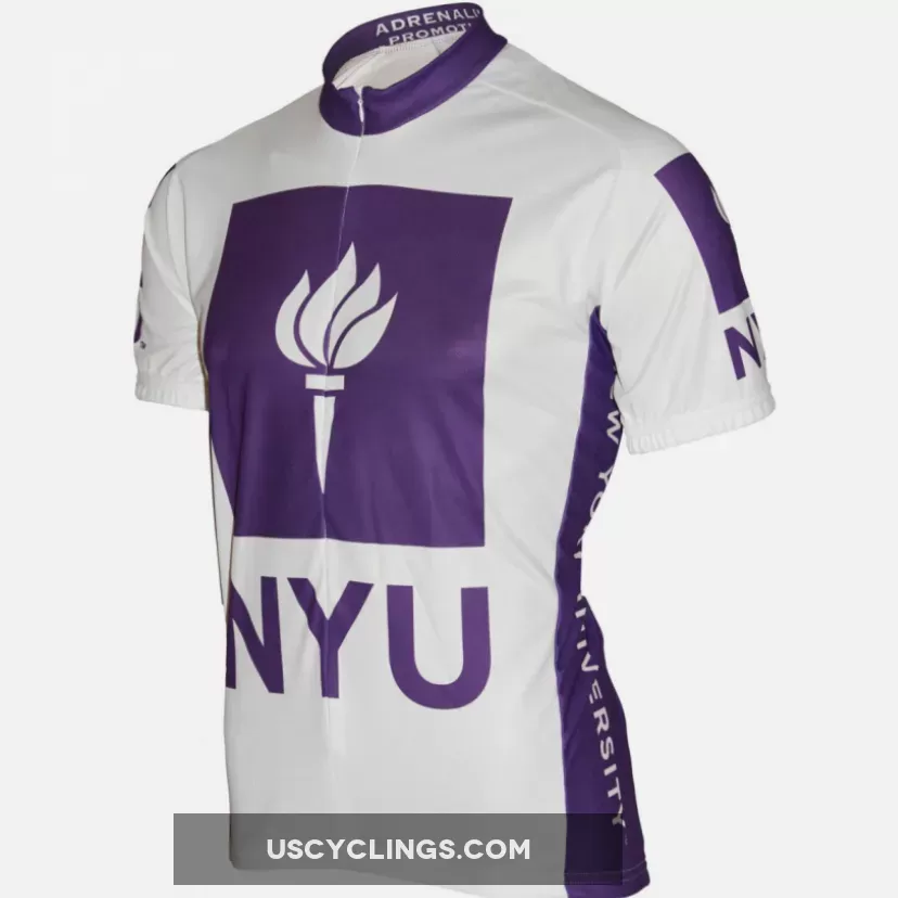 New York University NYU Short Sleeve Cycling Jersey New Releases
