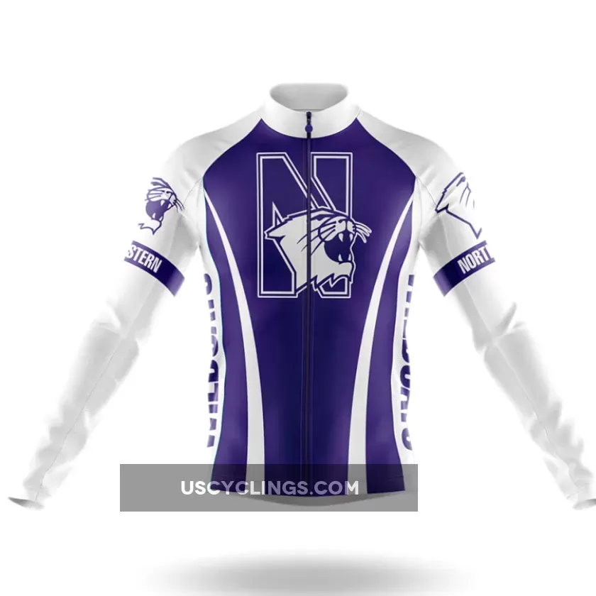 Northwestern University Long Sleeve Cycling Jersey Only
