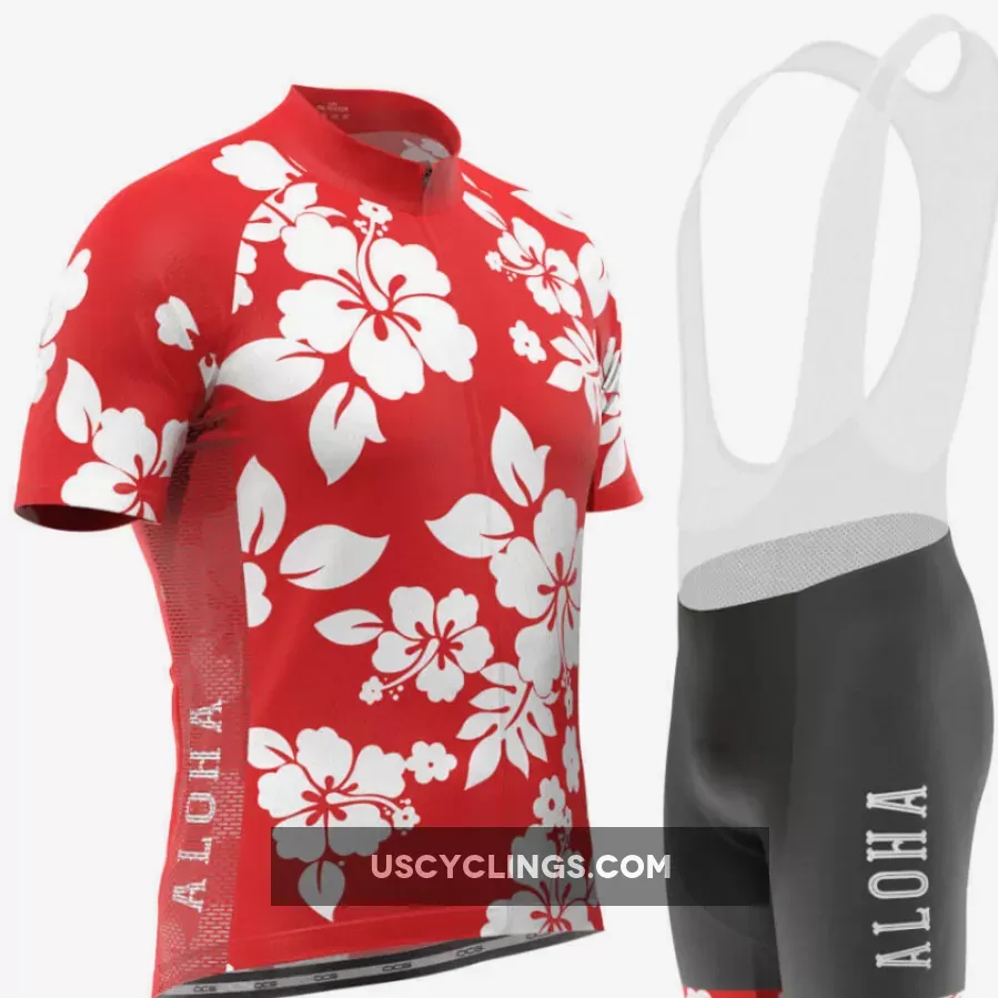 Men's Hawaiian Shirt Aloha Floral Pro-Band Cycling Kit Online