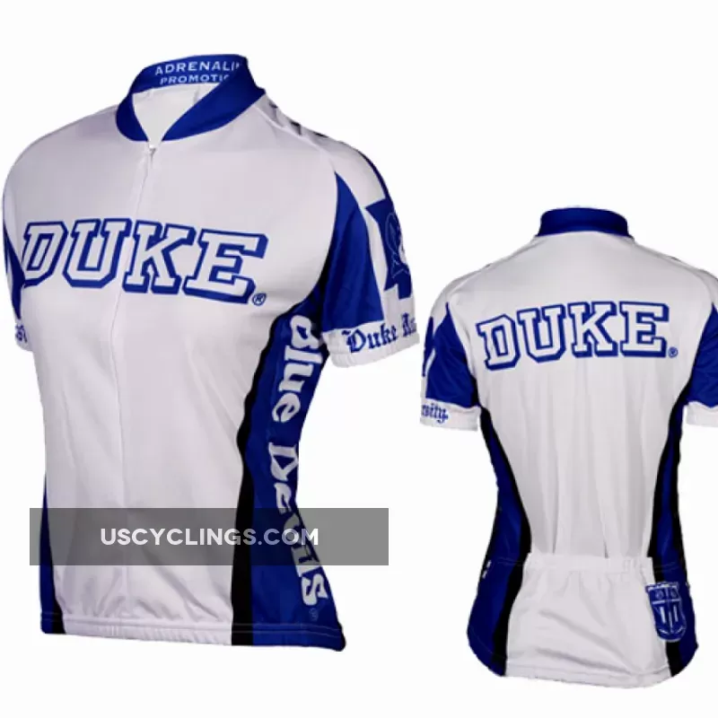 Duke University Blue Devils White Cycling Jersey Online