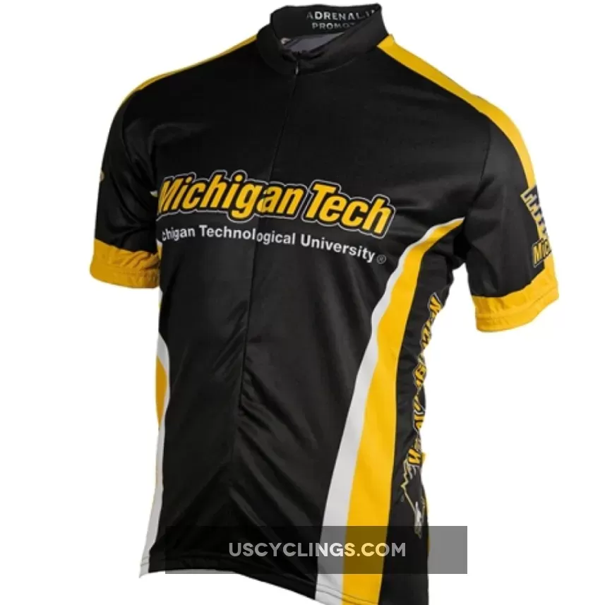 MTU Michigan Technological University Tech Cycling Jersey For Sale