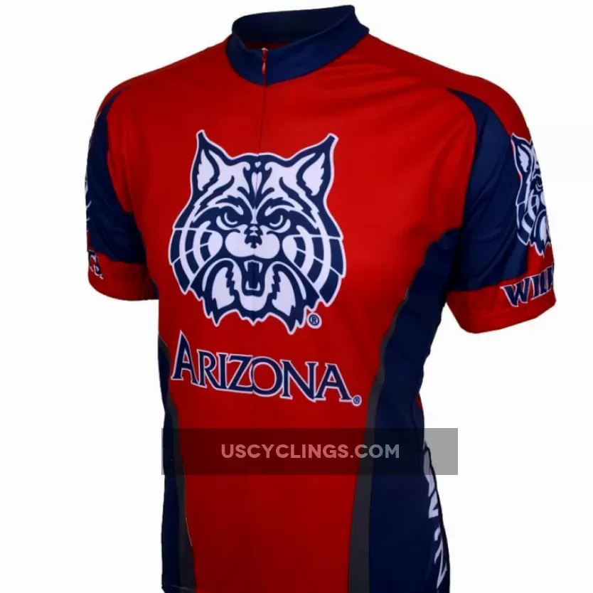 Arizona Wildcats Mens Cycling Jersey College For Sale