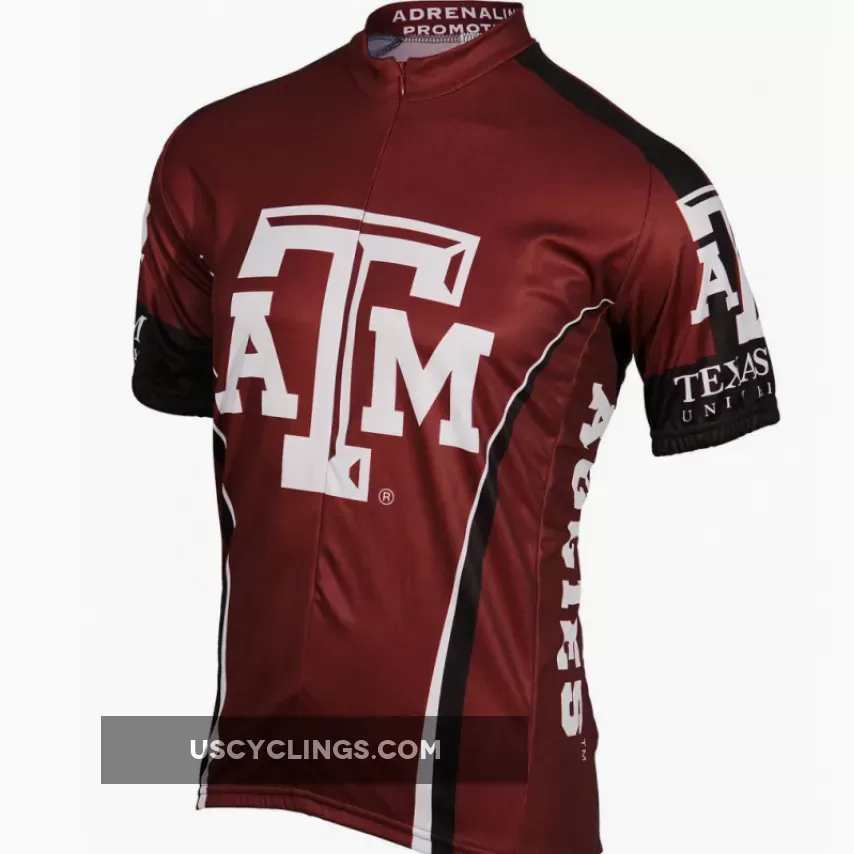 Texas A&M Mens Cycling Jersey College For Sale