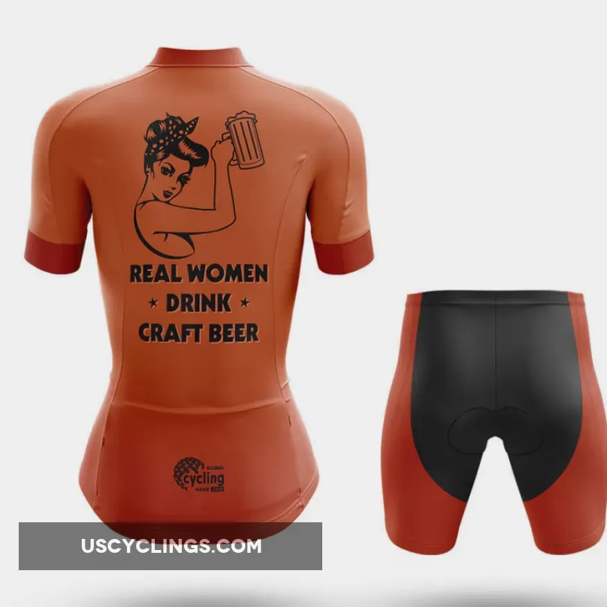 Women Drink Craft Beer - Women's Cycling Kit / Full Set