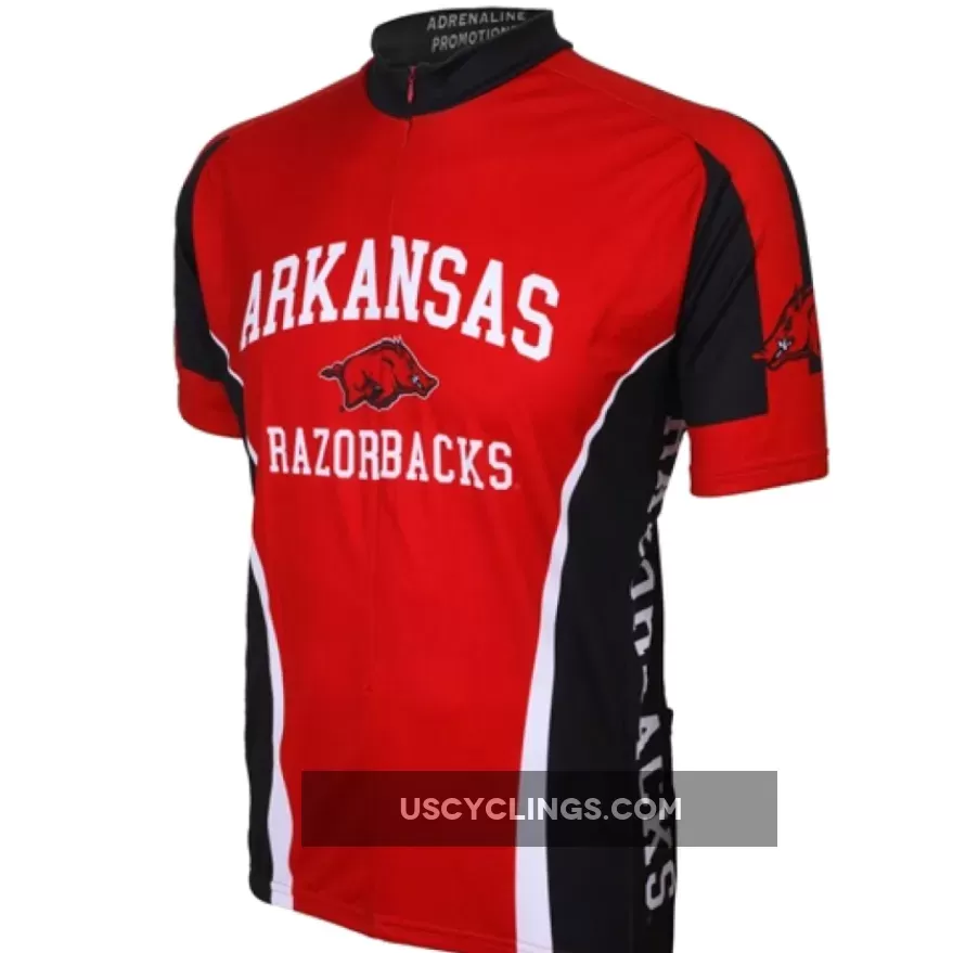 U Of A UA University Of Arkansas Razorbacks Cycling Jersey For Sale