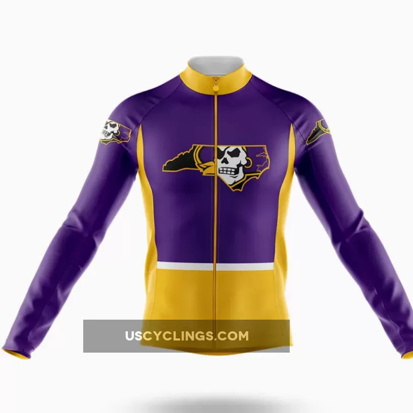 East Carolina University NC Long Sleeve Cycling Jersey