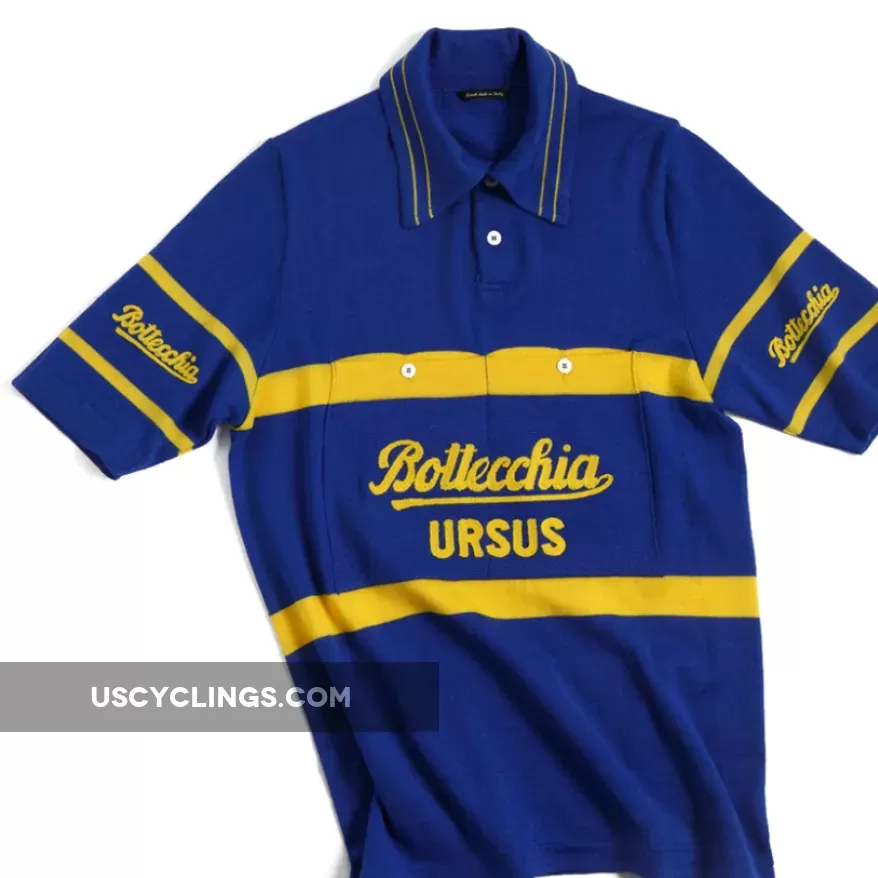 De Marchi Bottecchia 1951 Jersey - Blue For Sale