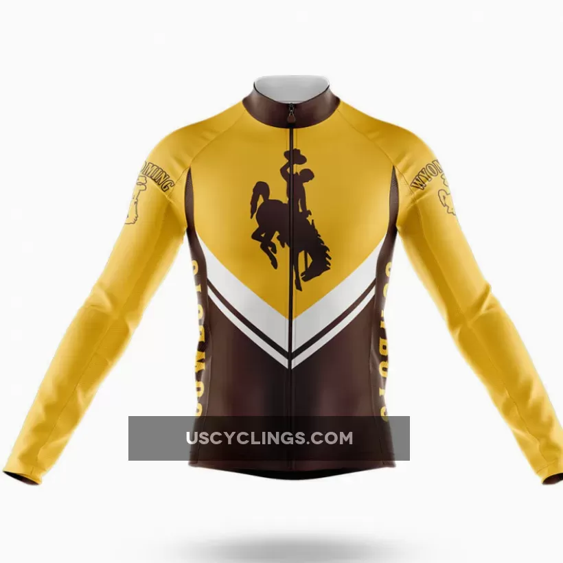 University of Wyoming Long Sleeve Cycling Jersey Ver.3