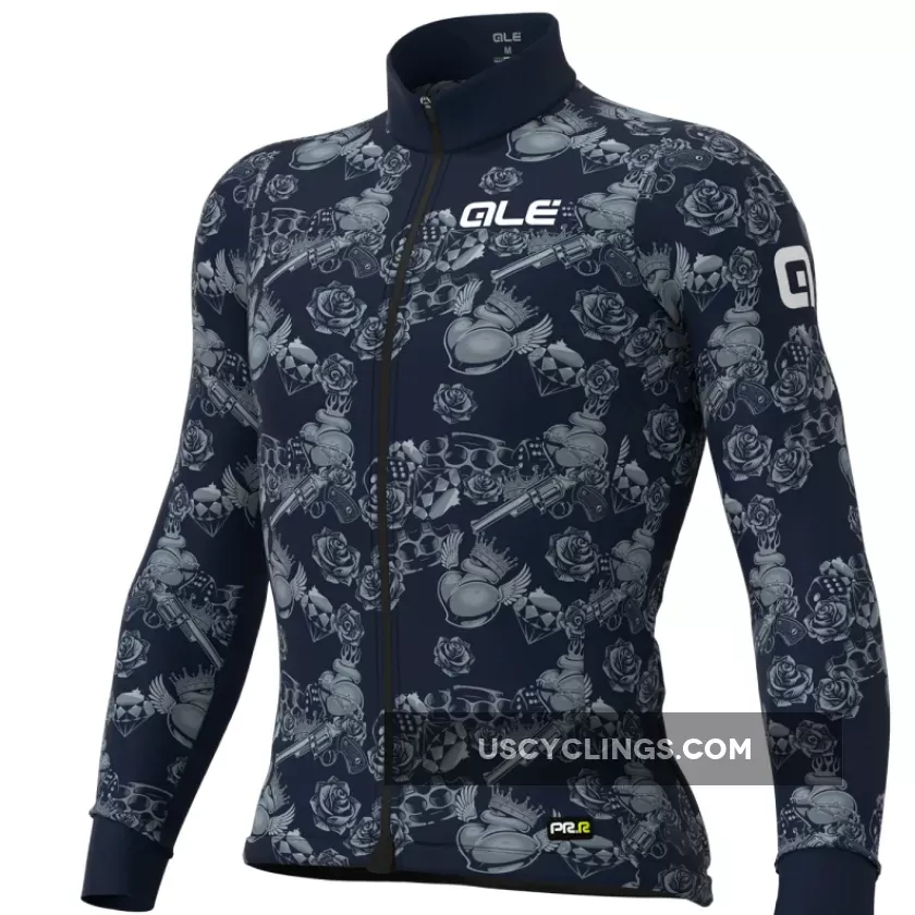 Ale PRR Las Vegas Long Sleeve Jersey - Blue L22021402 For Sale