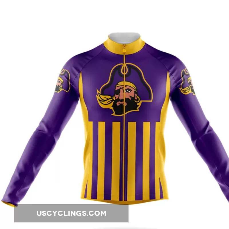 East Carolina University USA Long Sleeve Cycling Jersey