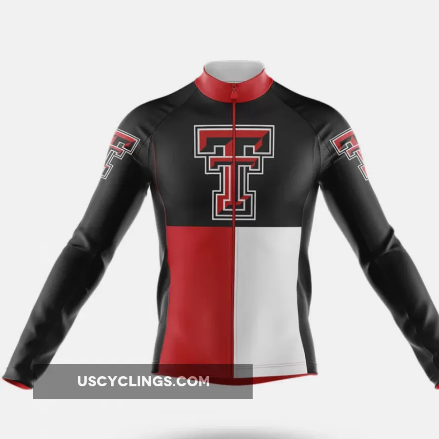 Texas Tech TX Long Sleeve Cycling Jersey For Sale
