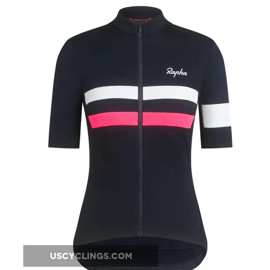 Rapha Brevet Women Jersey - Blue WJB07XXDPWXSM Online